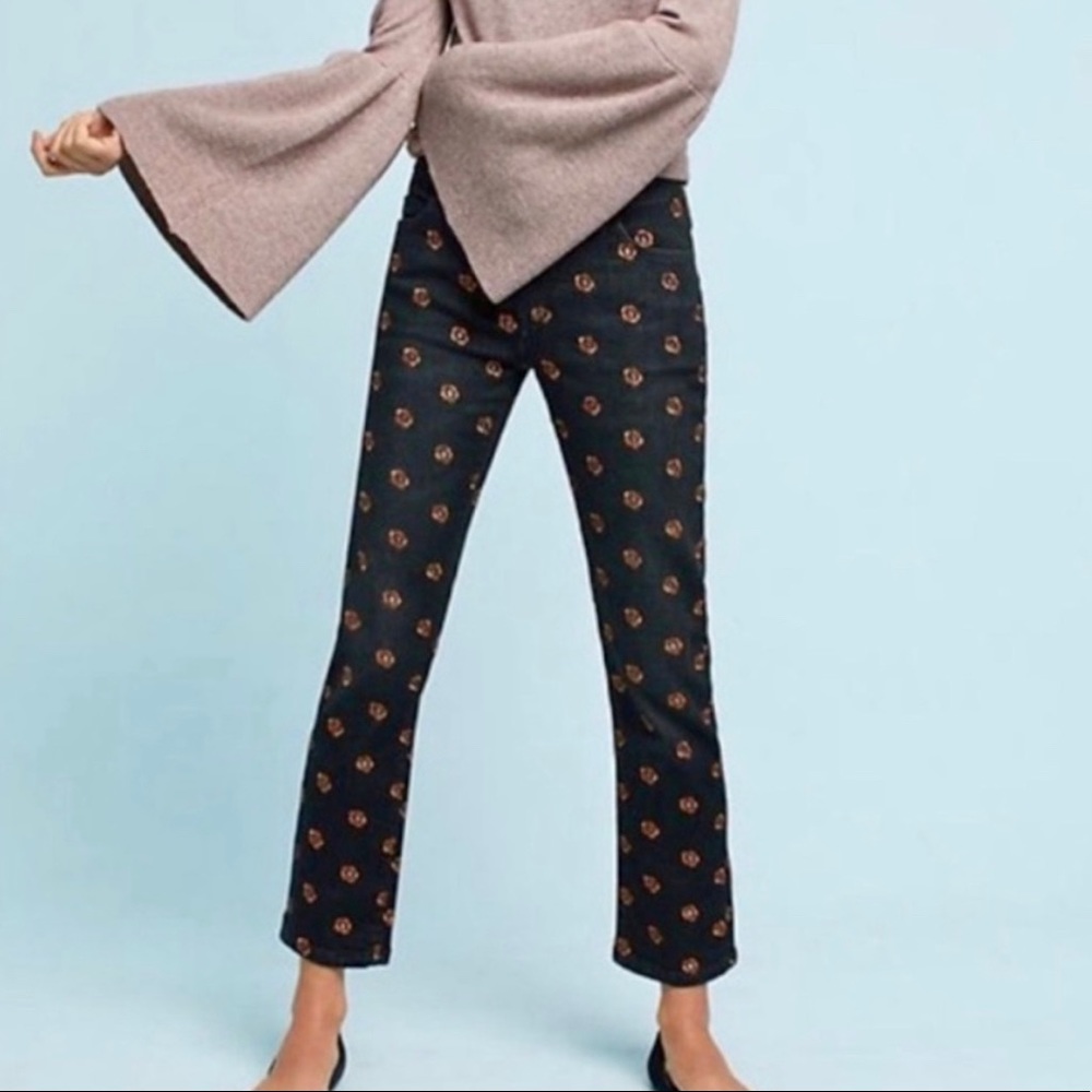 Anthropologie comfy Pilcro Letterpress Slim Straight Jeans Size: 28